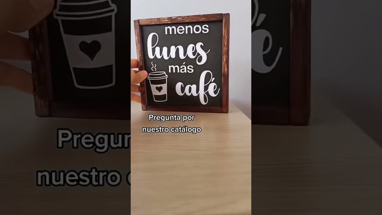 Decoraci&oacute;n para cafeter&iacute;a o hogar #caf&eacute; #cafeteria  #hogar #casa #decoracion #frasesbonitas