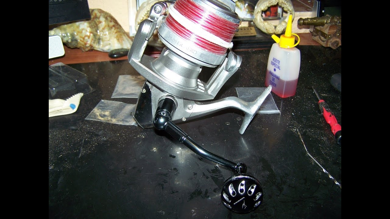 Sustitución pomo carretes Shimano no compatibles por pomo de Combate Gomexus style.