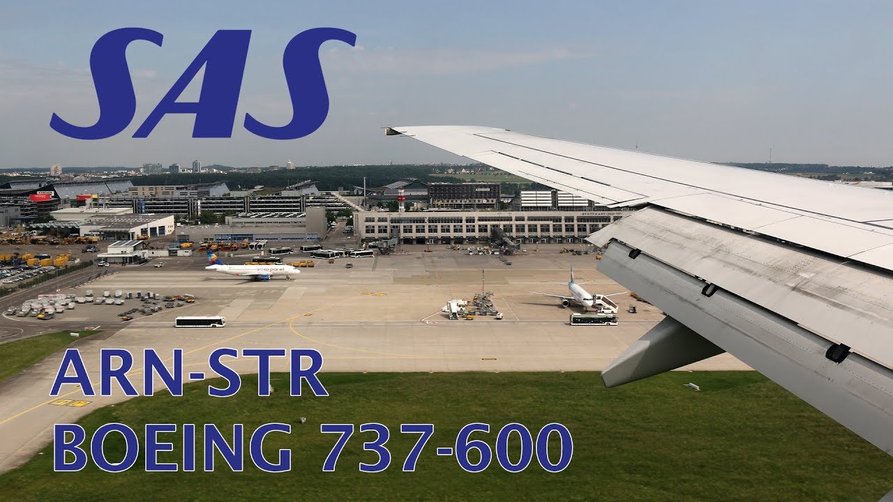 SAS Scandinavian Airlines Boeing 737-600 flight Stockholm - Stuttgart trip report
