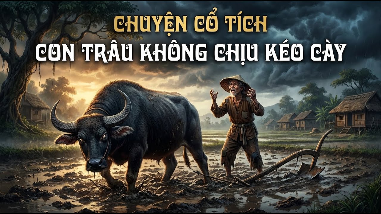 Sự Tích Con Trâu Không Chịu Kéo Cày | Truyện Cổ Tích Việt Nam | Kể Chuyện Dân Gian Nghe Ngủ