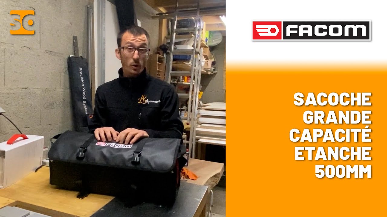 La Sacoche grande capacit&eacute; &eacute;tanche &agrave; transporter en chantier - FACOM