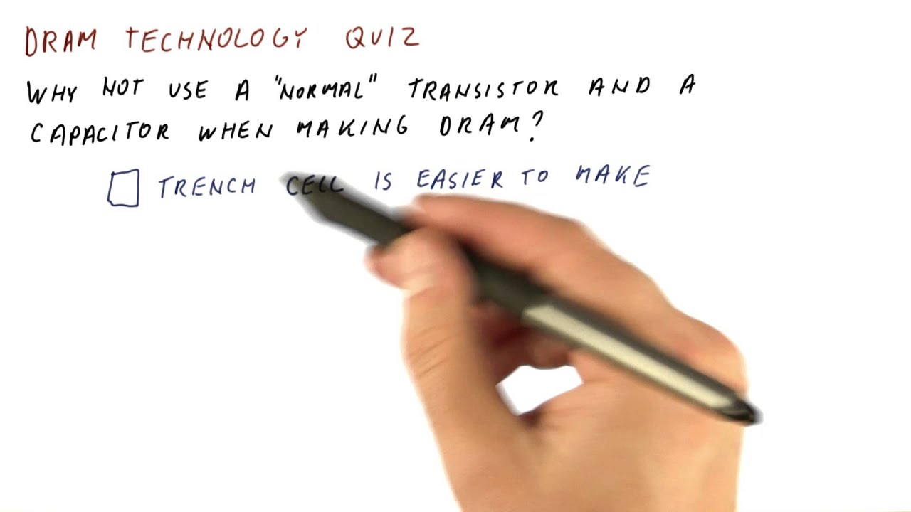 DRAM Technology Quiz - Georgia Tech - HPCA: Part 4