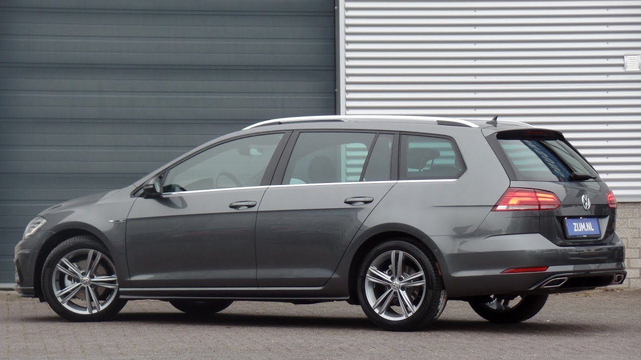 Volkswagen NEW Golf Variant R-Line Indium Grey 17 inch Sebring  2019 Walk Around & detail inside