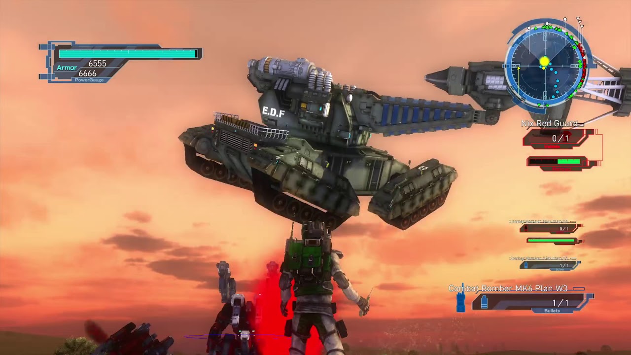 EDF Earth Defense Force 5 M 100 Greatest Final Confrontation - Air Raider Inferno