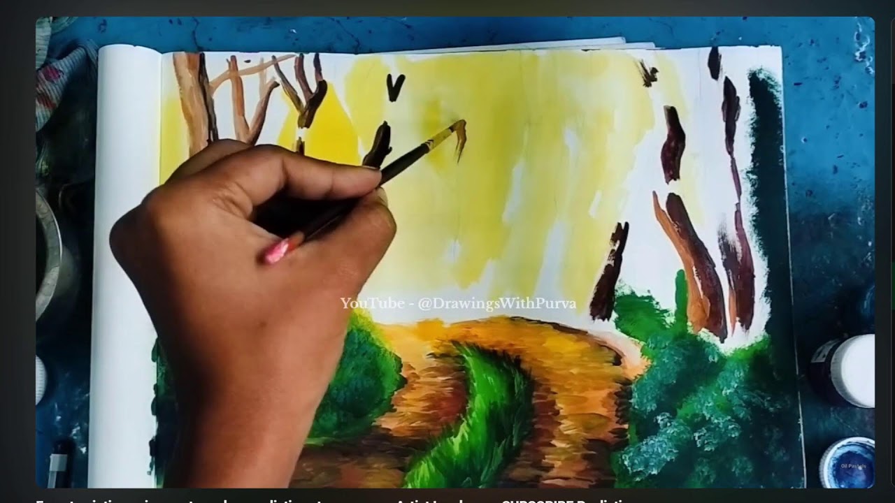 Poster Color Paintings Art