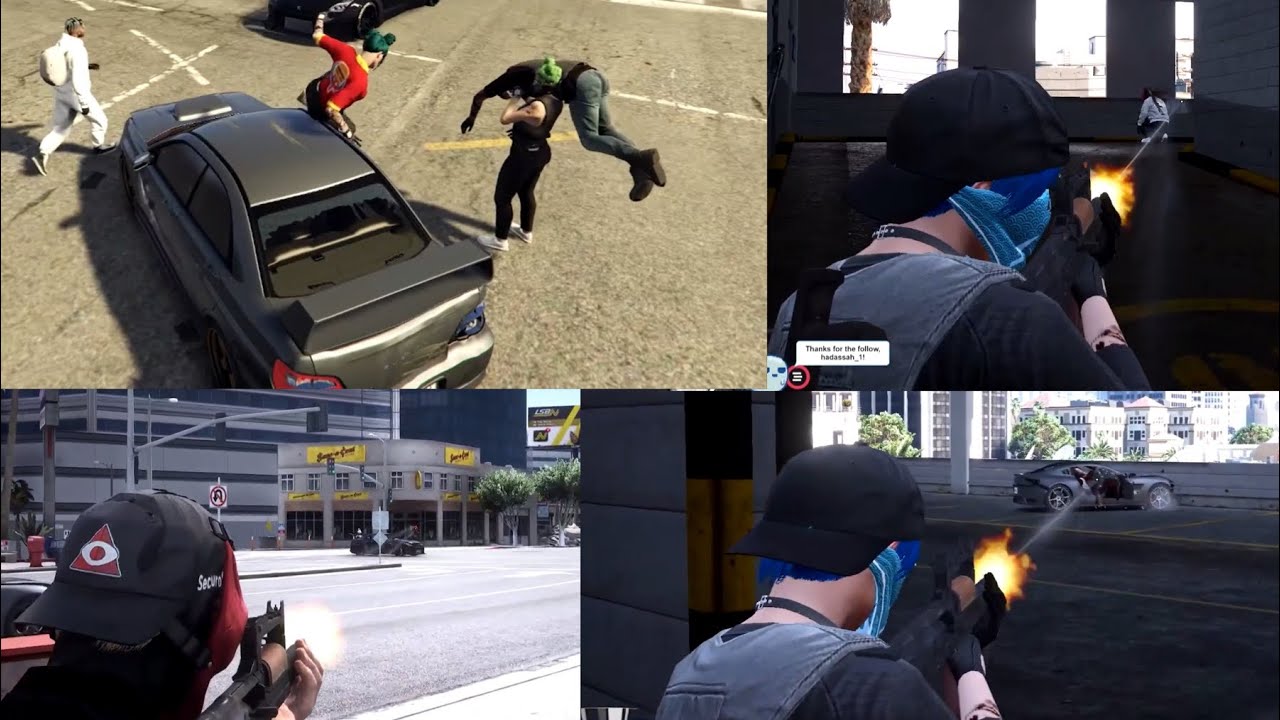 Seaside Clap RUST again (+ Mandem get involved) (All POVs) | GTA RP NoPixel 3.0
