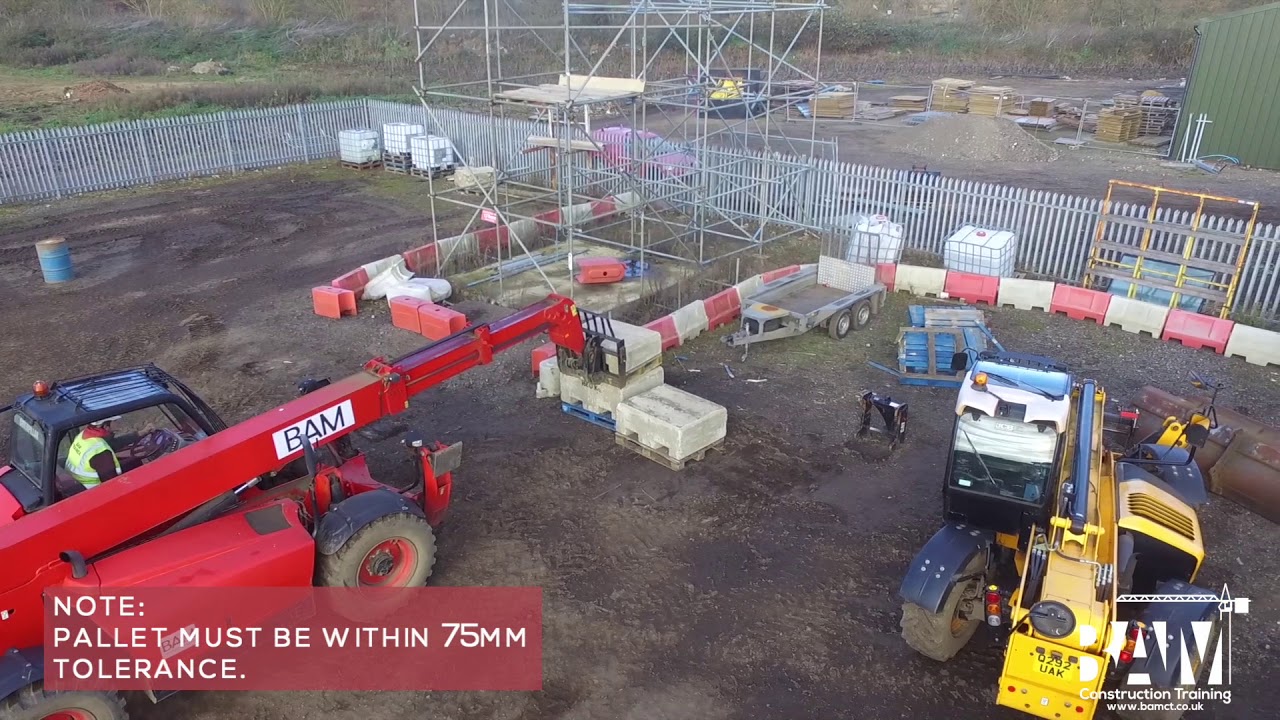 CPCS Telehandler Training - Stacking