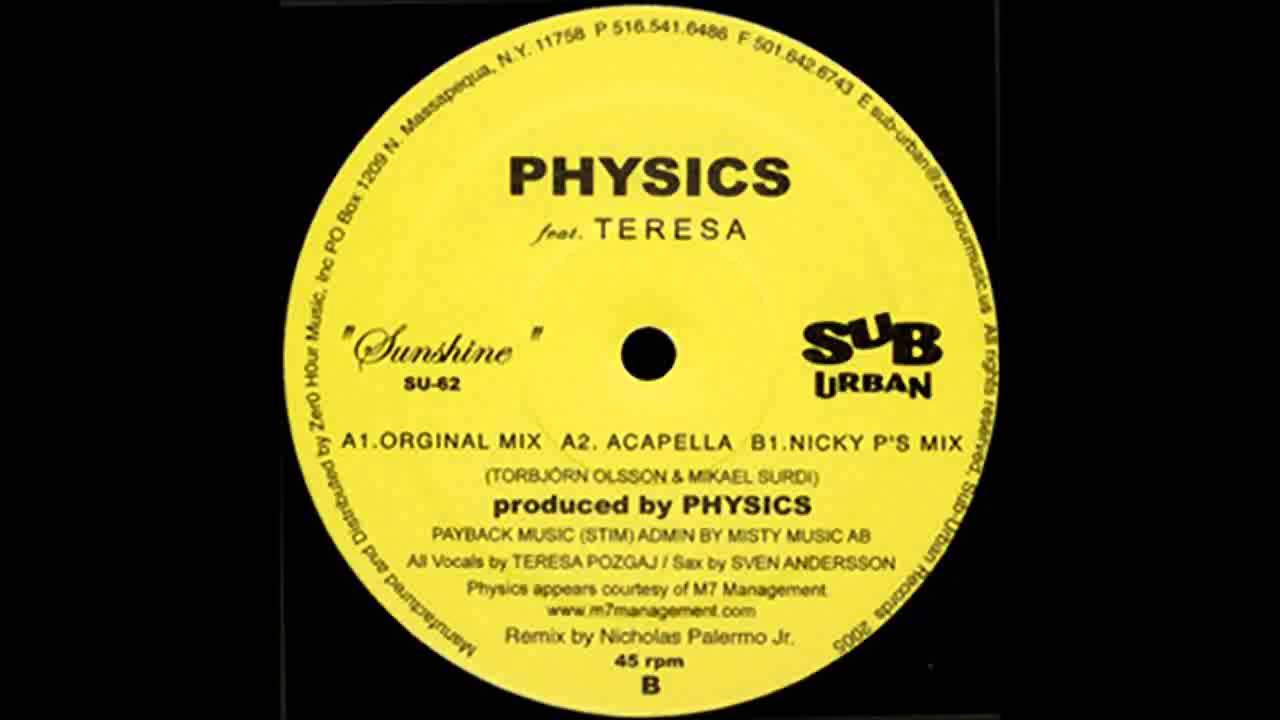 (2005) Physics feat. Teresa - Sunshine [Original Mix]