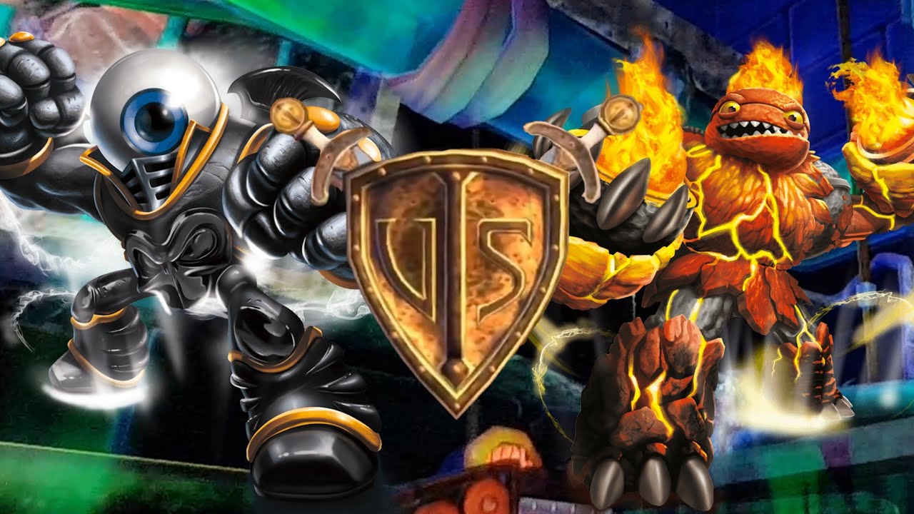 Eye-Brawl Vs Hot Head PVP Arena Battle Skylanders Giants (Local)