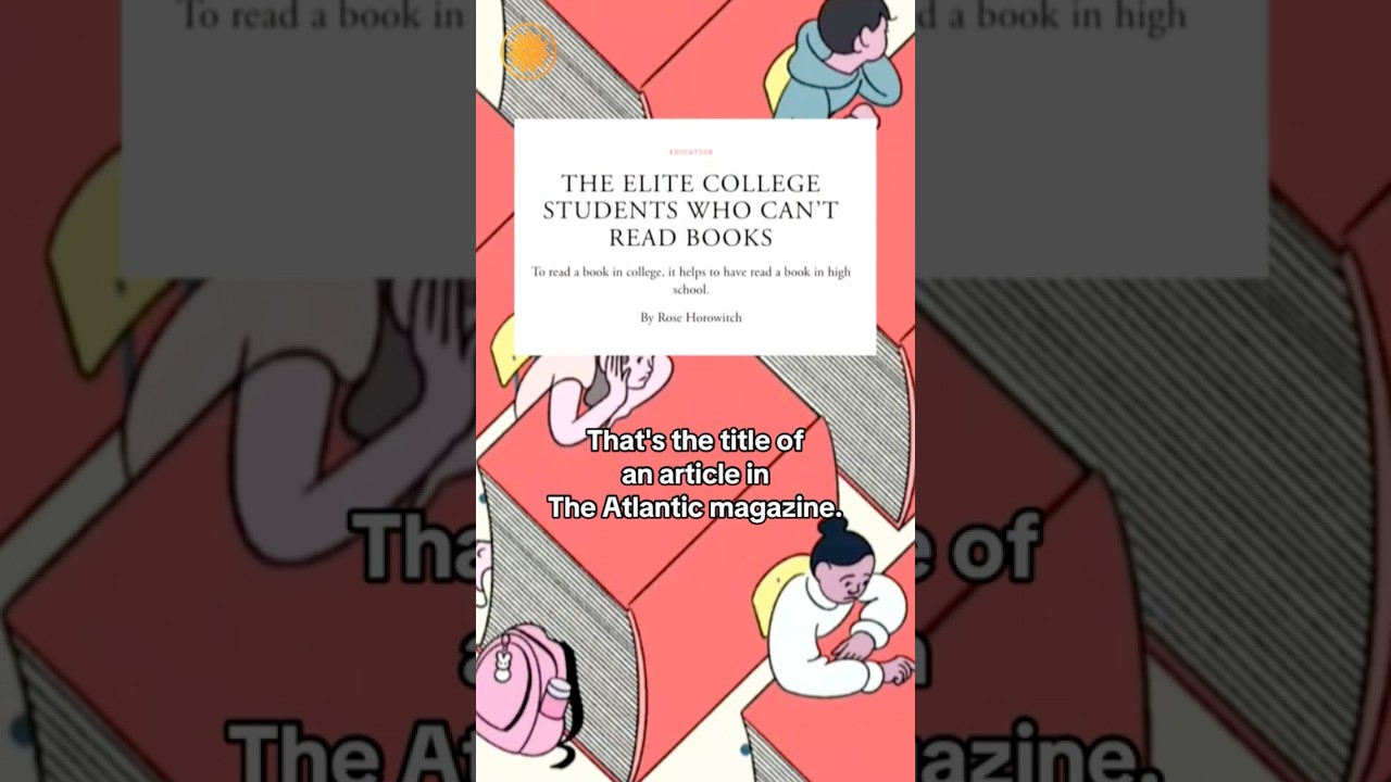 Article reveals how much high school seniors read #shorts