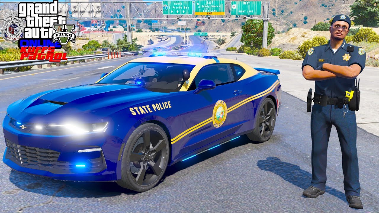 You Can't Outrun The New Highway Patrol Fleet - GTA 5 Police Roleplay