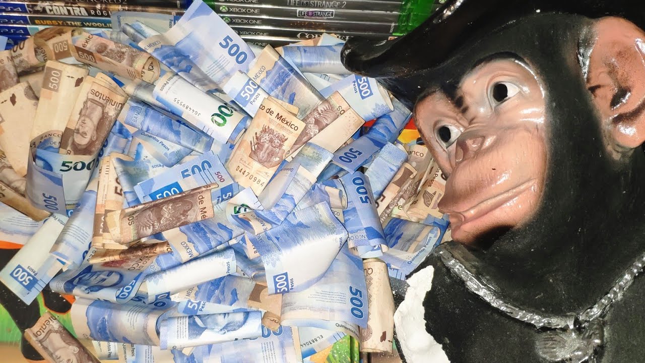 CARACOLES!!! LLENE MI ALCANCIA CON BILLETES DE $500!!!