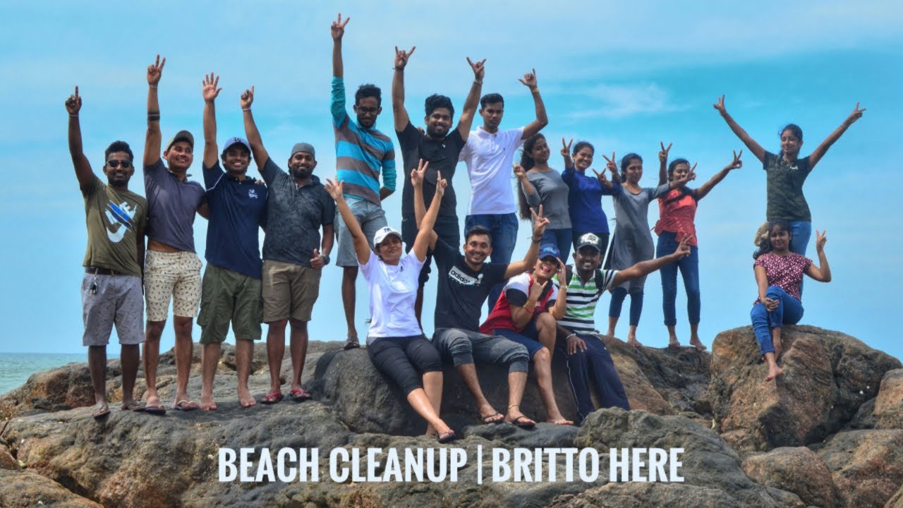 Beach Cleanup Mount Lavinia | Britto Here