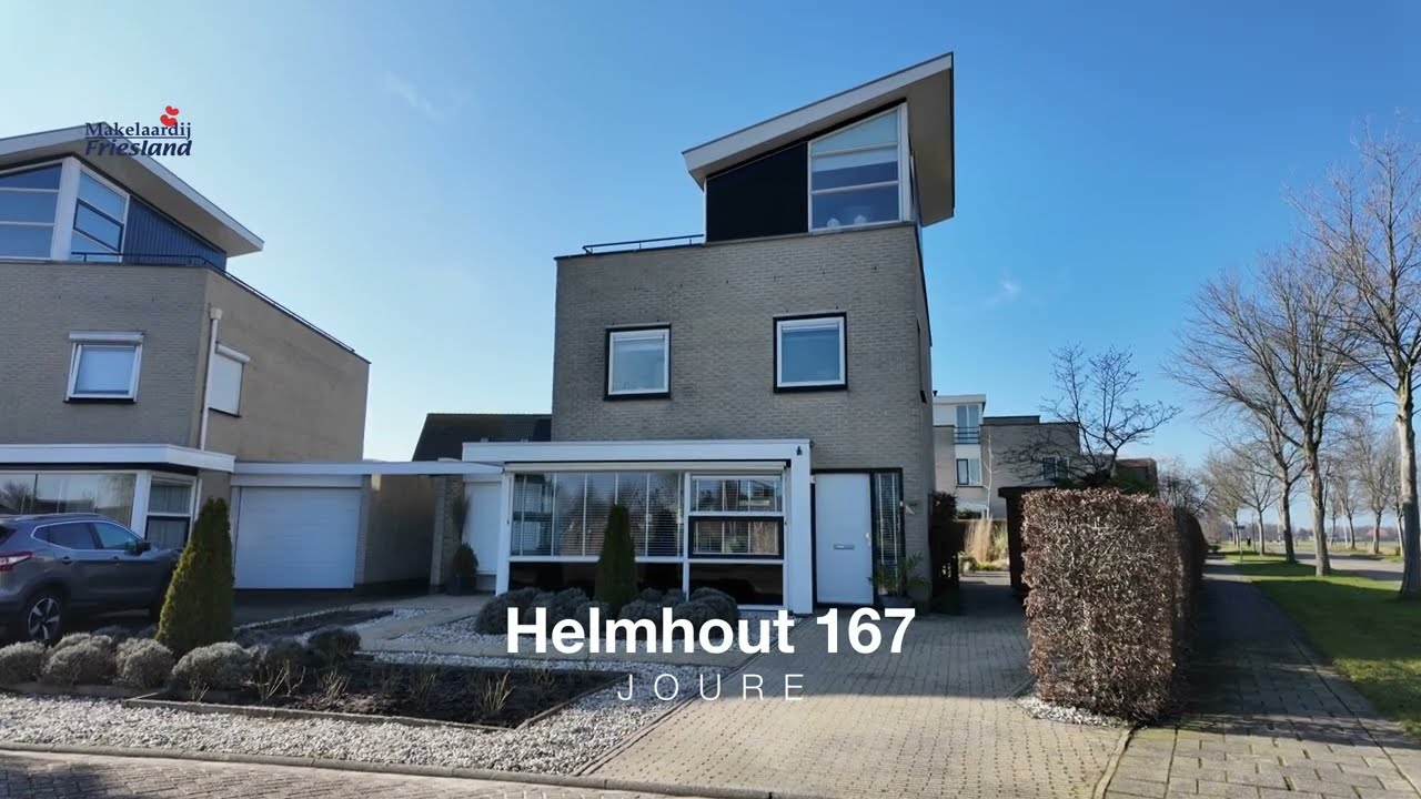 Vrijstaande woning met vrij uitzicht aan Helmhout 167, Joure. Makelaardij Friesland in Joure