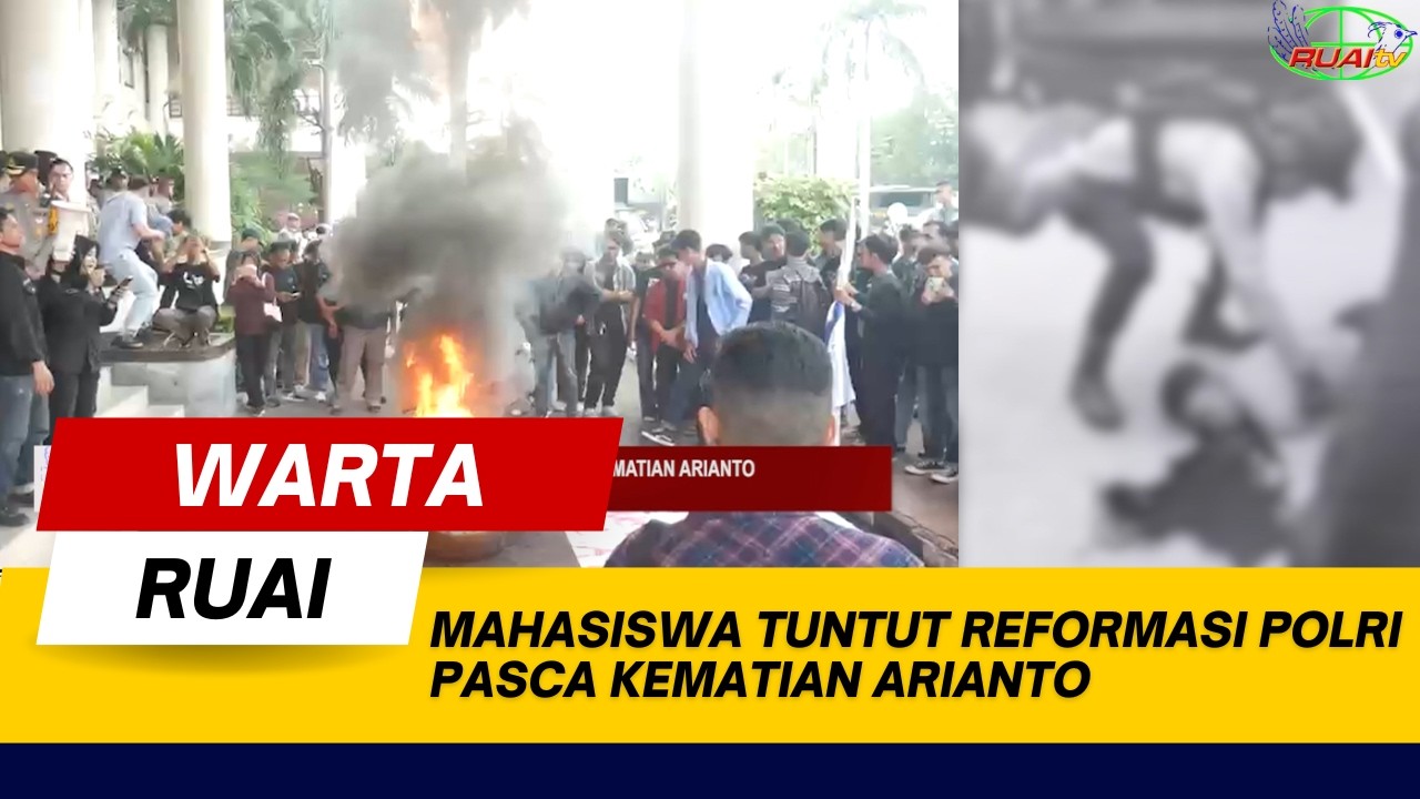 MAHASISWA TUNTUT REFORMASI POLRI PASCA KEMATIAN ARIANTO