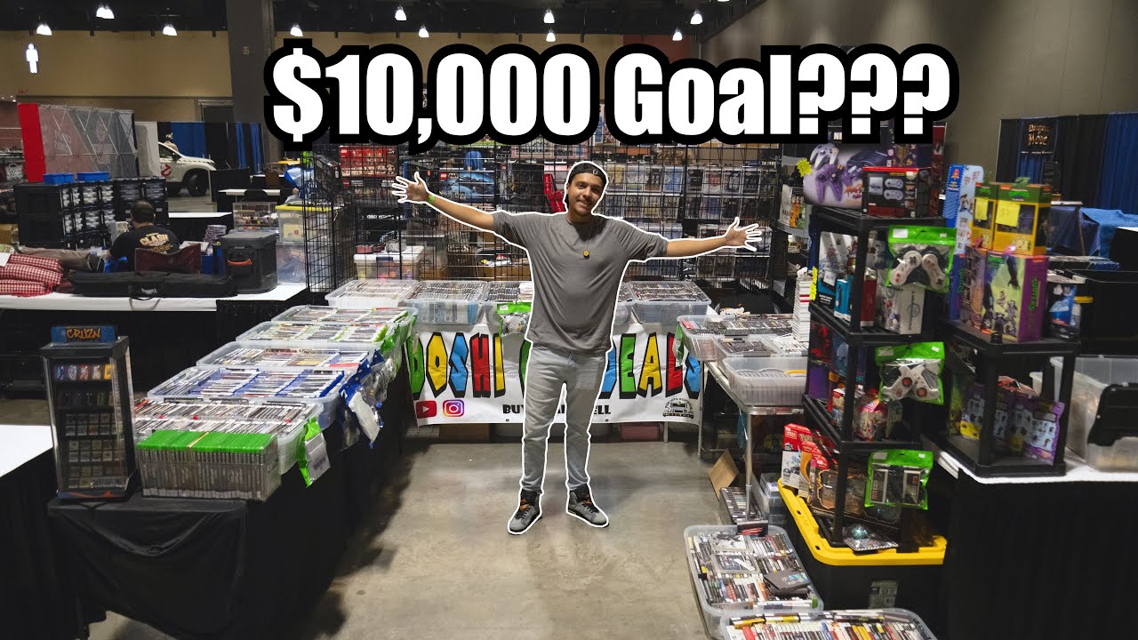 Могу ли я заработать 10 000 долларов всего за 3 дня?! Продаю на выставке Retro World Game Expo!