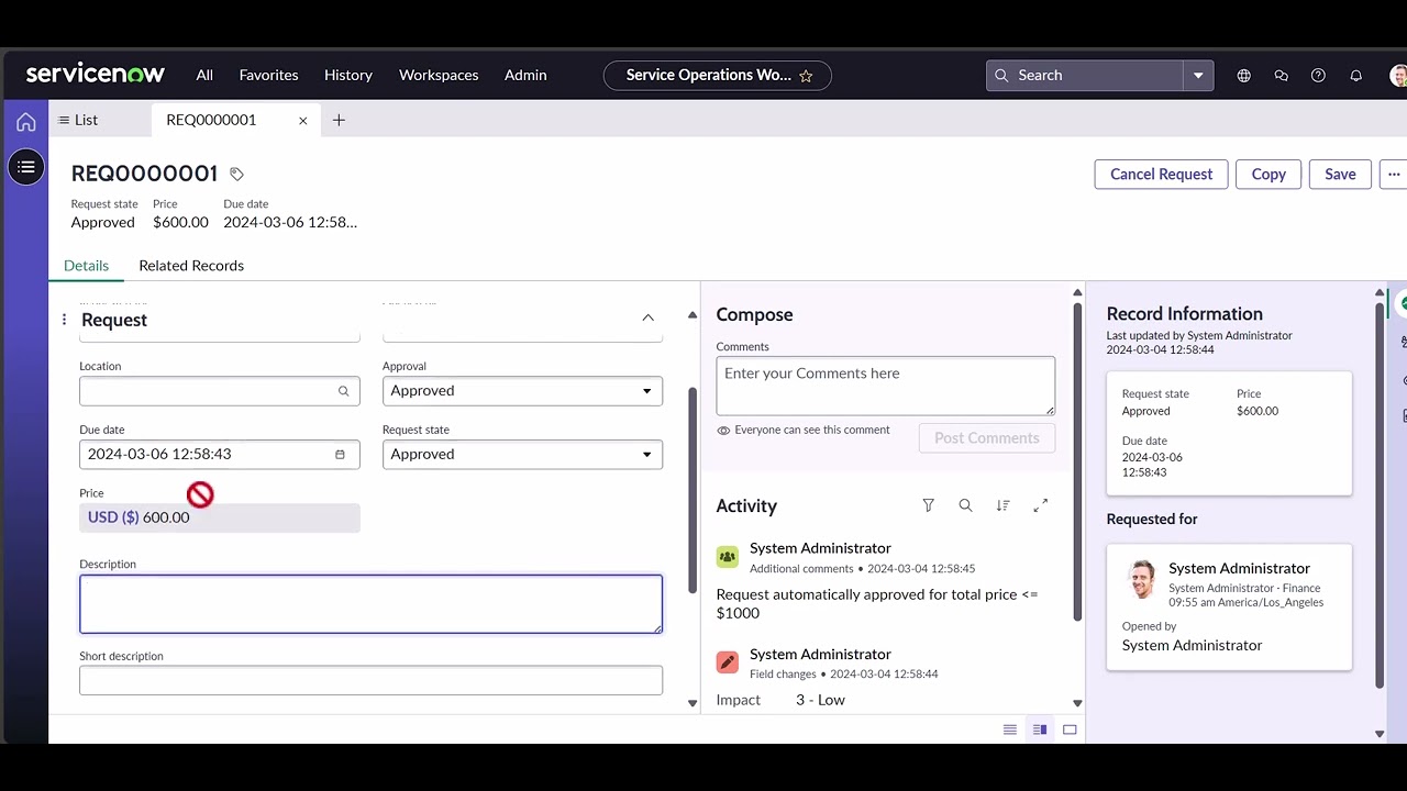Обучение работе с системой тикетов ИТ-поддержки ServiceNow | Обновленная демонстрация