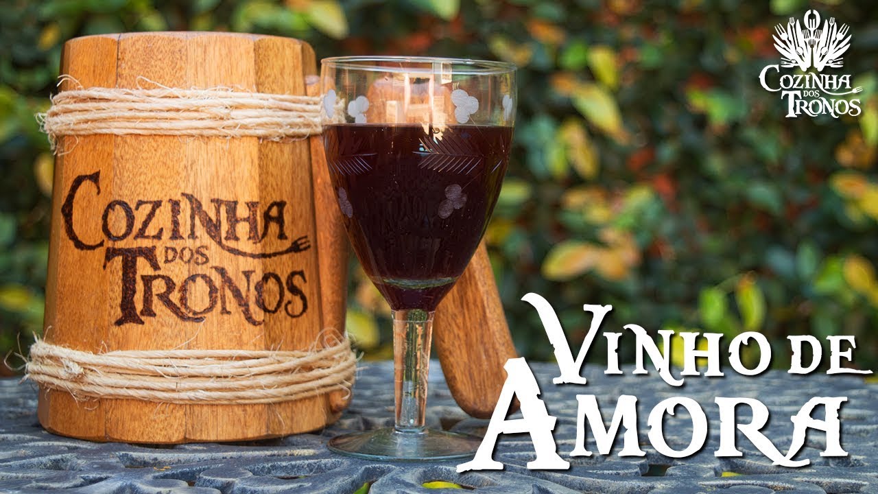 🍇 COMO FAZER VINHO DE AMORA | Cozinha dos Tronos