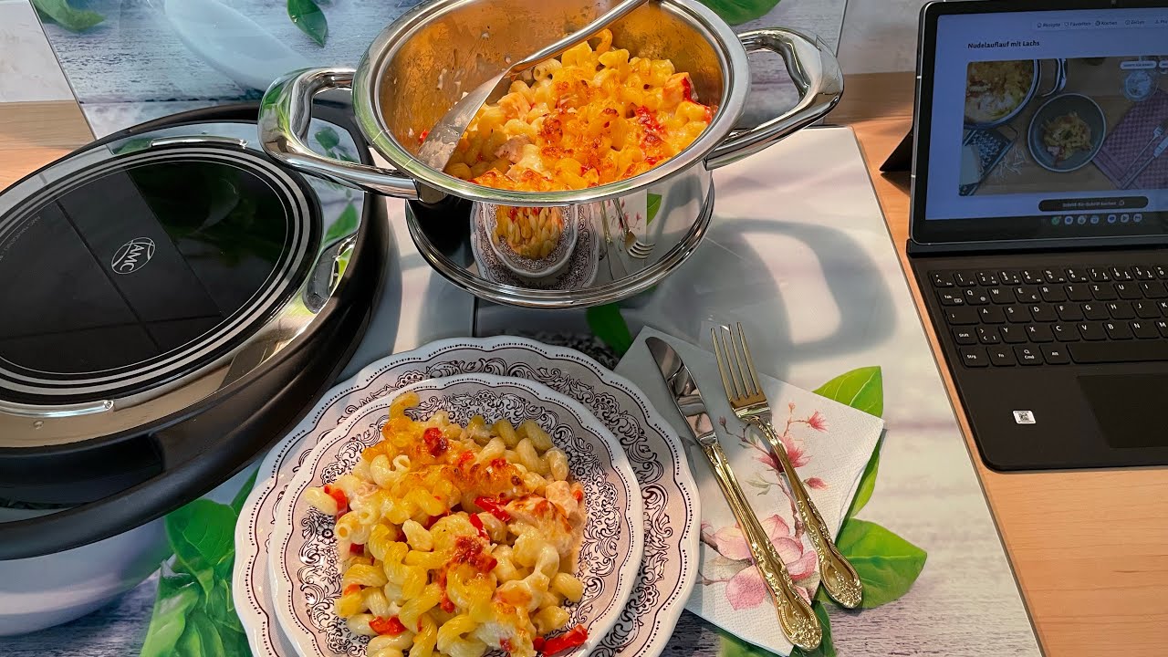 Nudelauflauf mit Lachs,AMC, AMC Cook&Go, Navigenio 
