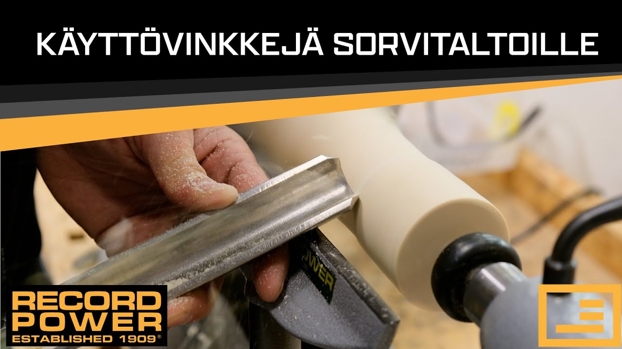 Sorvitalttojen käyttö - Recordin uudet Sorvitaltat esittelyssä | Rouhinta-, Viisto- ja Kourutaltta