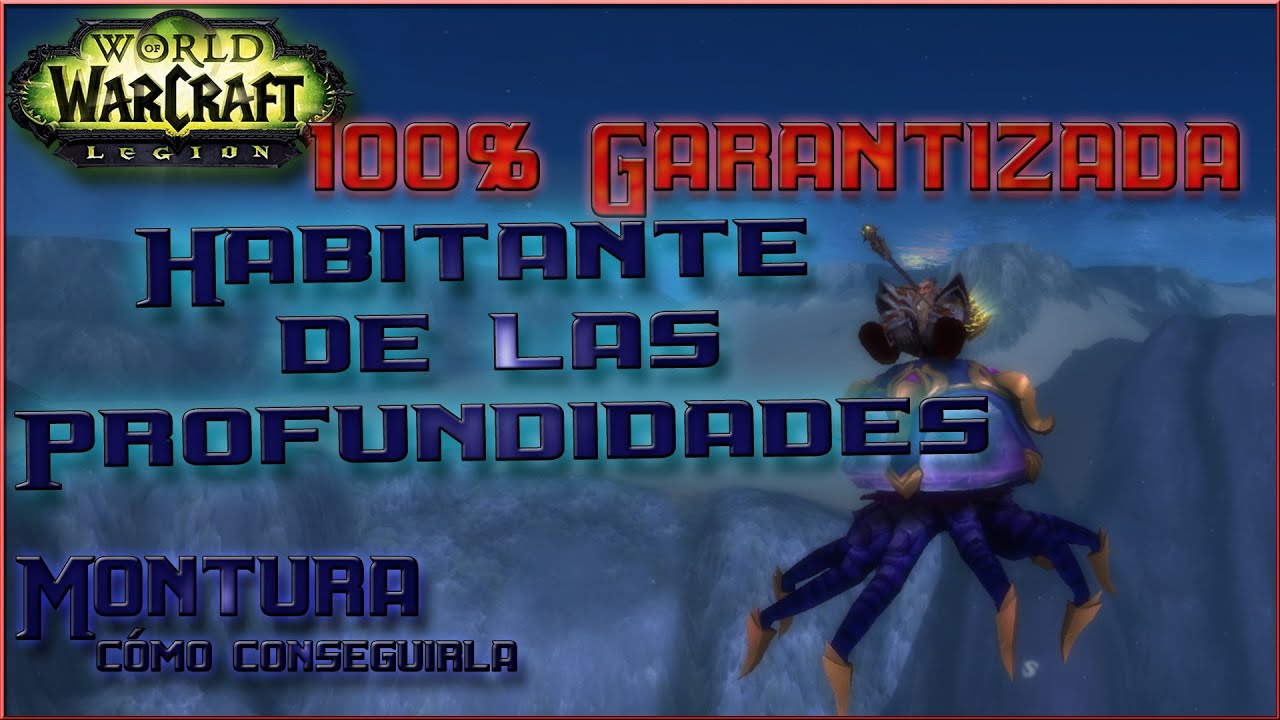 100% GARANTIZADA Montura Habitante de las profundidades La MEDUSA DE LEGION