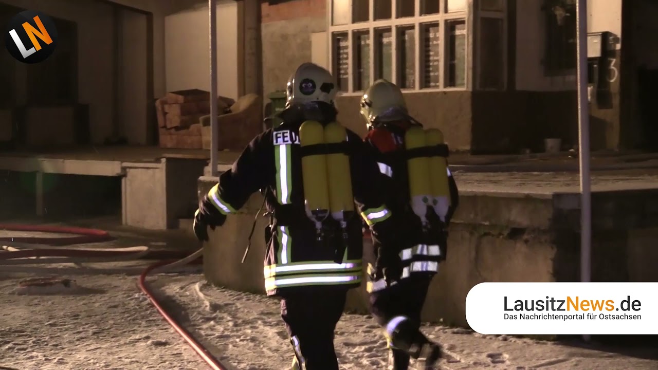 Hoyerswerda - Brand in einer Dönerproduktion