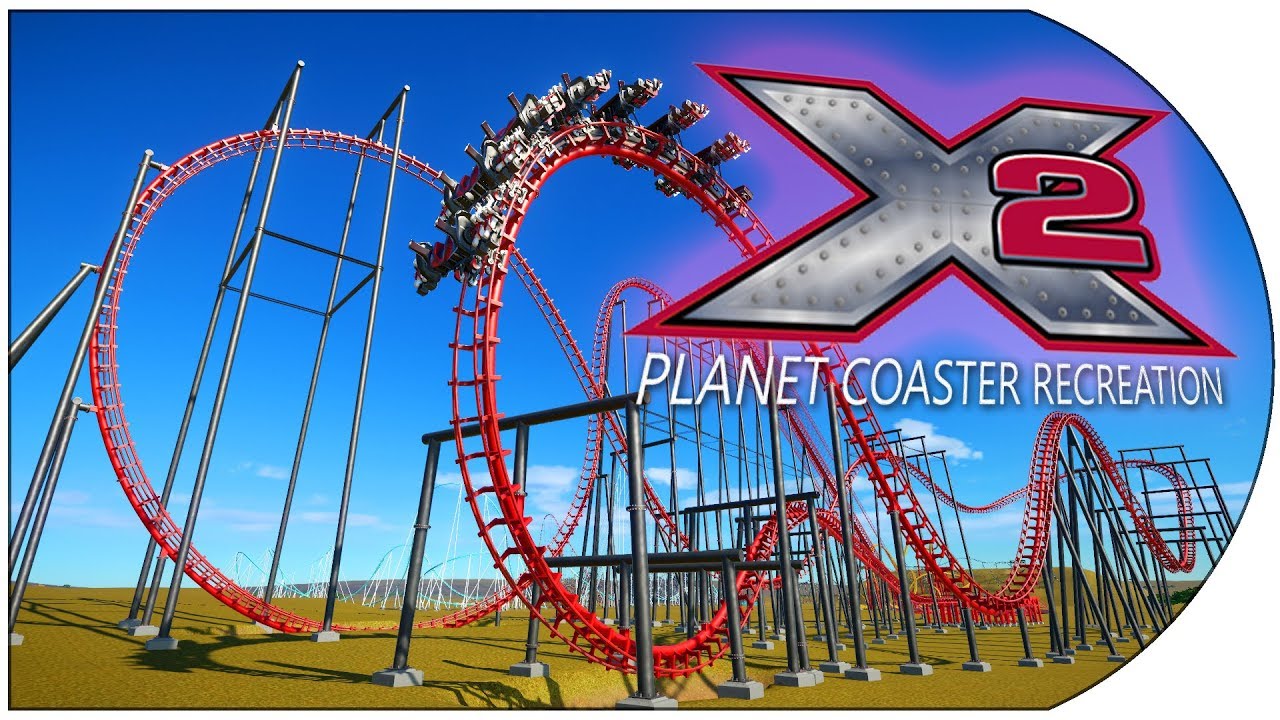 Planet Coaster Recreations: 17 - X2  - Six Flags Magic Mountain - USA