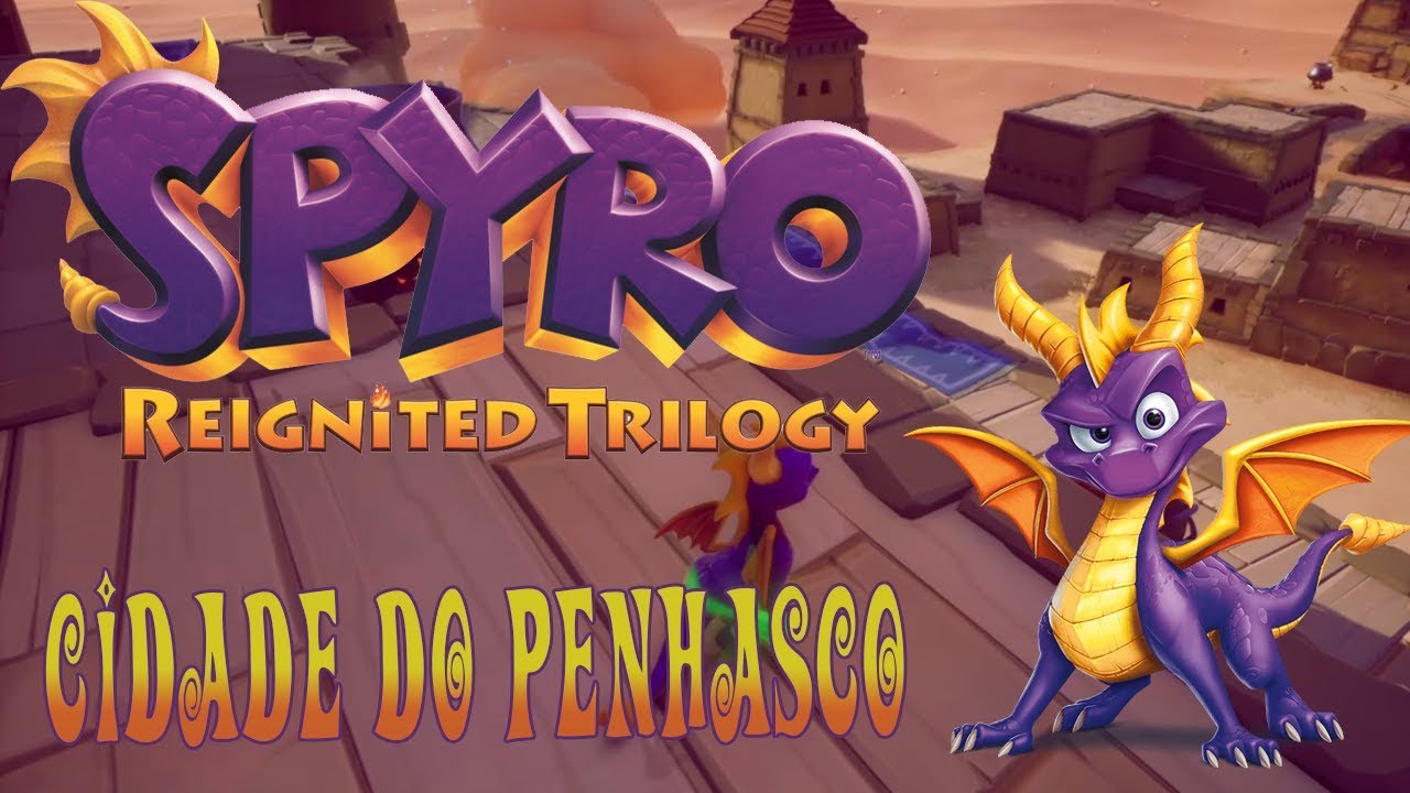 Spyro Reignited Trilogy - Cidade do Penhasco - 100%