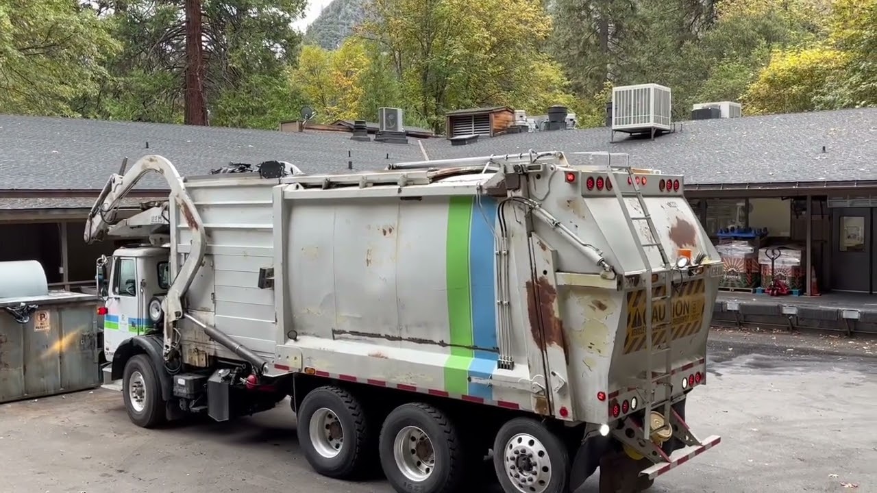 Yosemite Garbage Truck at the Loading Dock