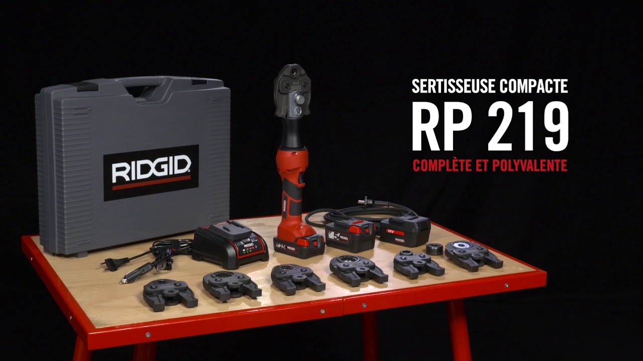Outil de sertissage RIDGID RP 219