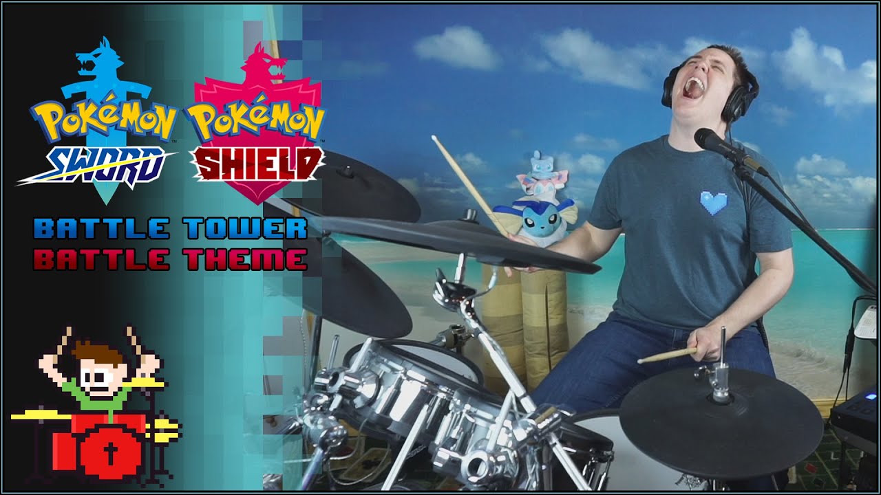Pokemon Sword & Shield Battle Tower Battle On Drums!