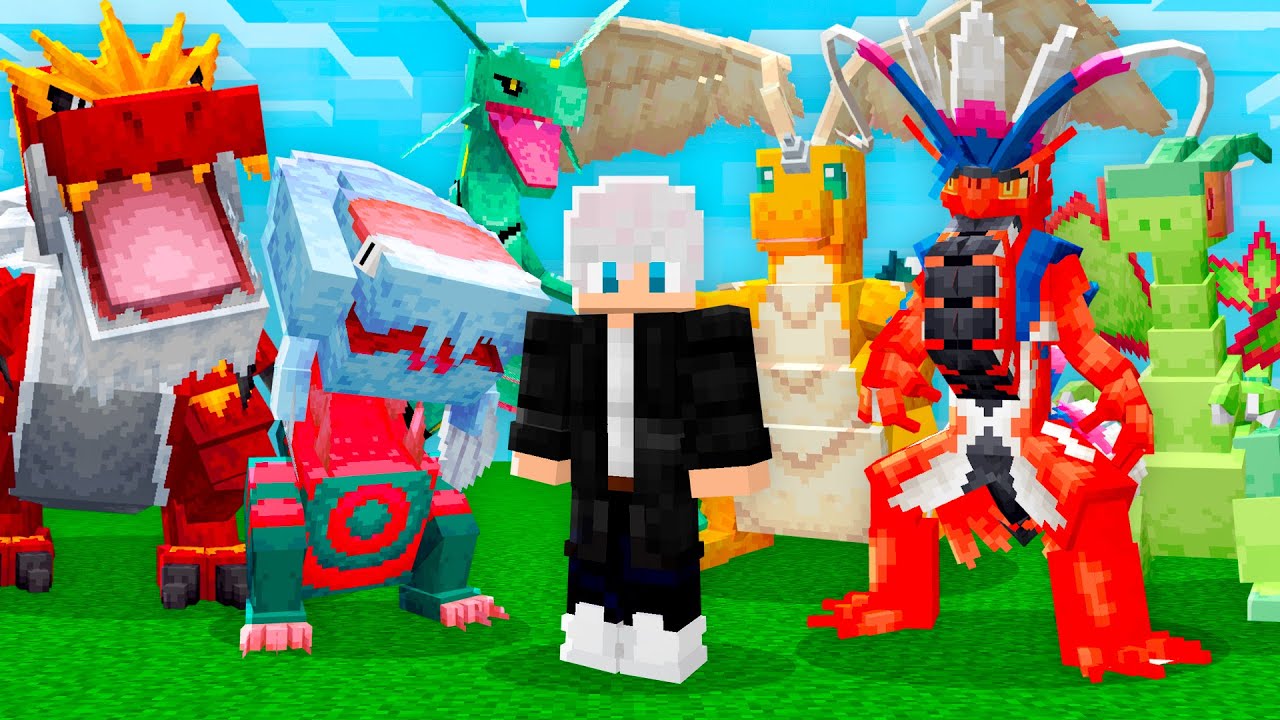 SÓ PODE POKÉMON DRAGÃO NO MINECRAFT COBBLEMON!