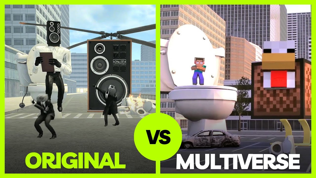 SKIBIDI Original VS Multiverse #56
