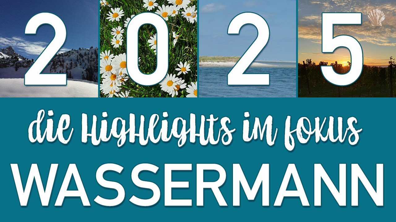 WASSERMANN ♒️ HIGHLIGHTS 2025 - Tarot Jahreslegung Kartenlegung