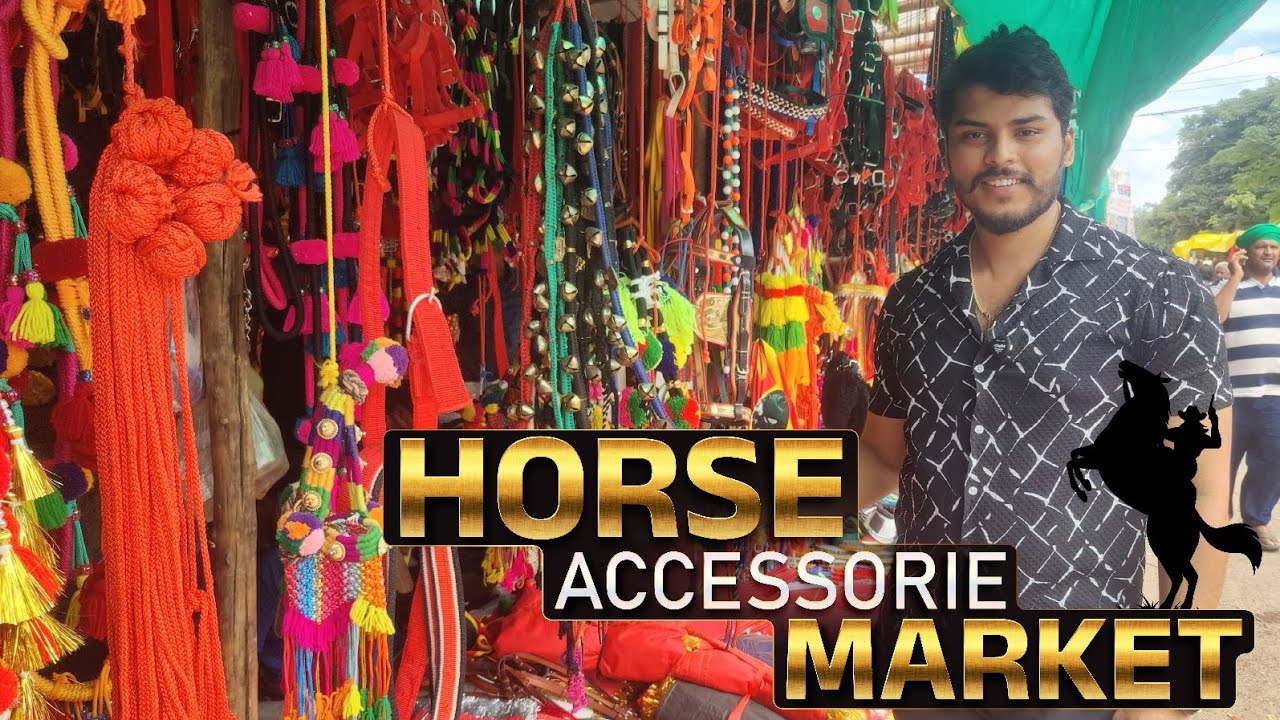 HORSE ACCESSORIES MARKET#horse #horseracing #viral #horselifestyle #horselove #kannada #karnataka 