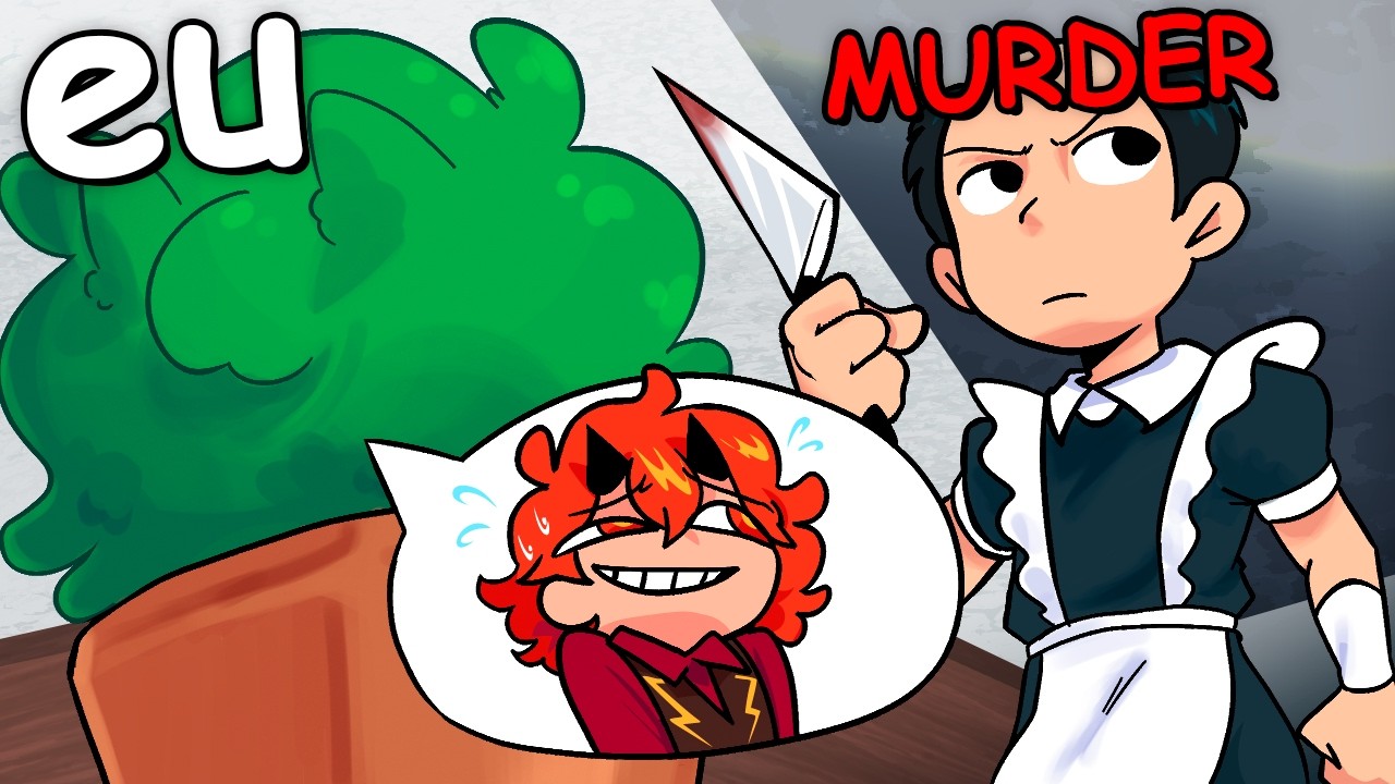 Trollando bob&otilde;es com SKIN DE ARBUSTO no MURDER MYSTERY 2 do ROBLOX