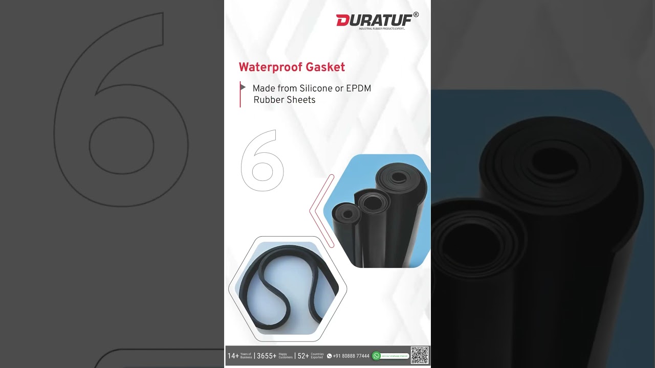Why Duratuf Rubber Sheets Are Perfect for Gaskets & Industrial Use!