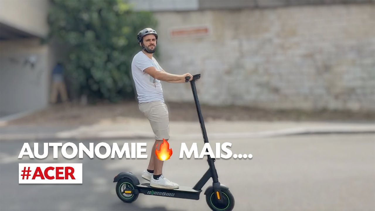 Mon test de la trottinette Acer ES Série 5 : mieux vaut attendre le prochain modèle !