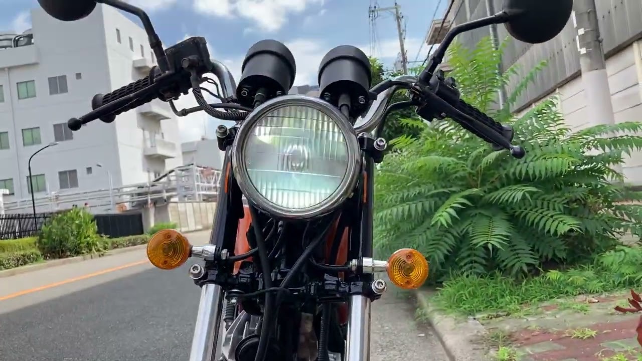 カワサキ マッハⅢ H2 2023年バージョン★KAWASAKI MACHⅢ ミニマッハ KS2 KS80 2st 3本マフラー チャンバー2ストサウンド750SS 80SS KS-2 フルカスタム