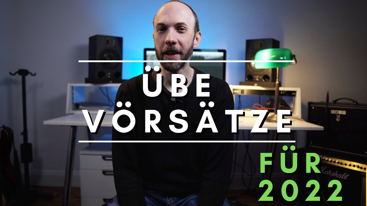Übe Vorsätze für Gitarre und Bass - für 2022