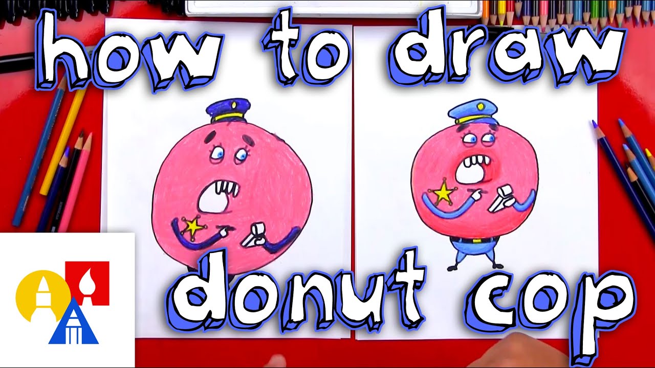 How To Draw Donut Cop From Gumball