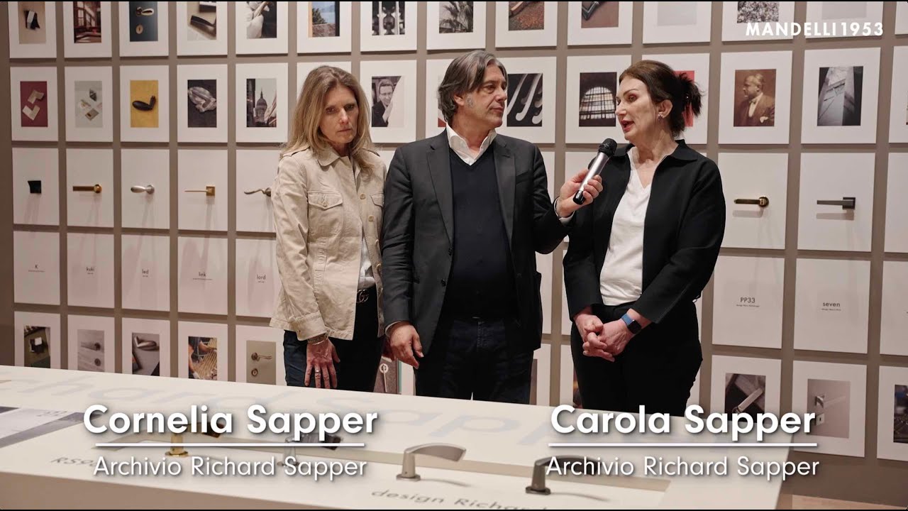 Carola and Cornelia Sapper present the RS96 handle at Salone del Mobile.Milano 2025