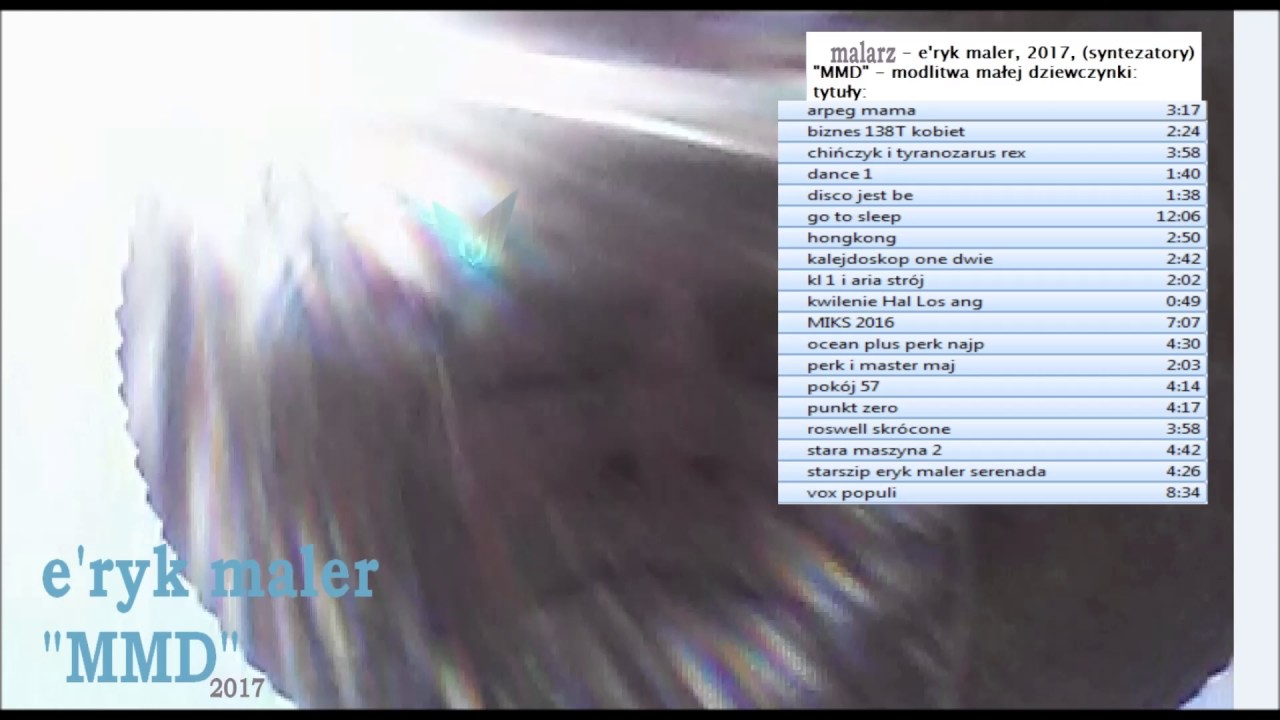 e'ryk maler - MMD, 2017, full CD