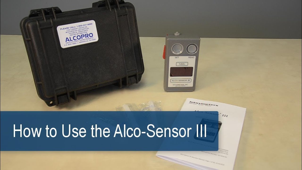 Инструкция по эксплуатации Alco-Sensor III