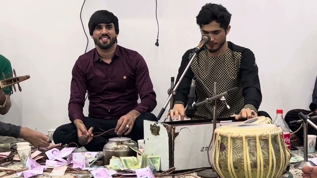 آهنگ ای شوخ سر زلف جلیل پروانی و قسیم فیضی میله حسیب کوچکینJalil Parwani and Qasim Faizi