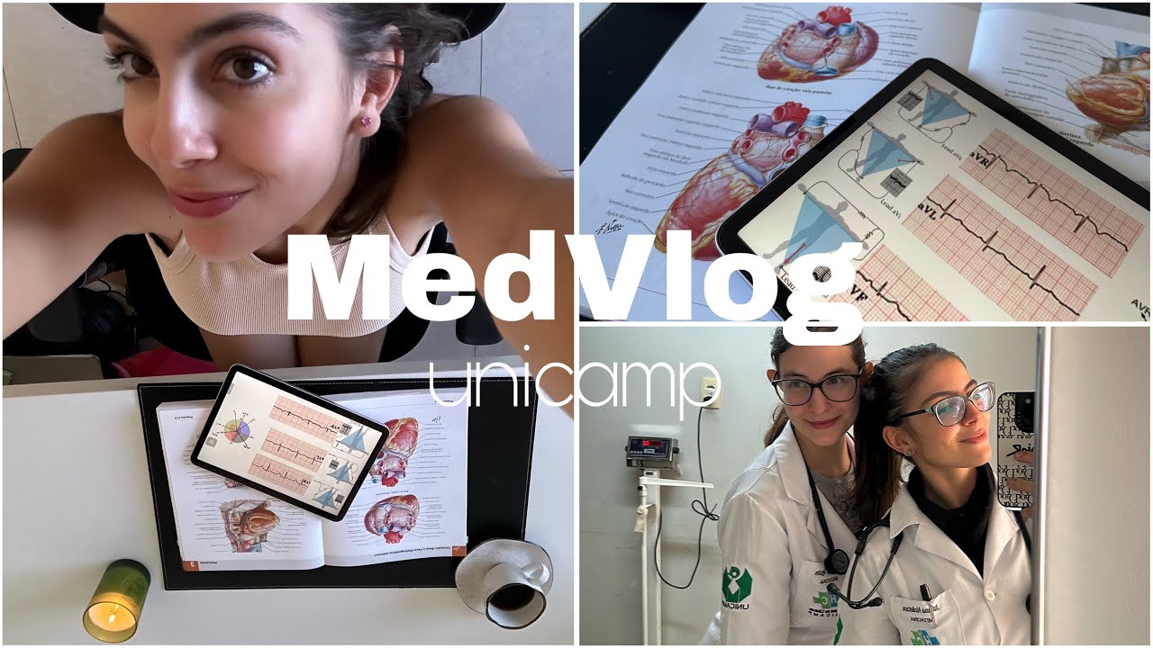 Rotina de uma estudante na MEDICINA UNICAMP | bloco de CARDIO | 3° ano - Vlog IX