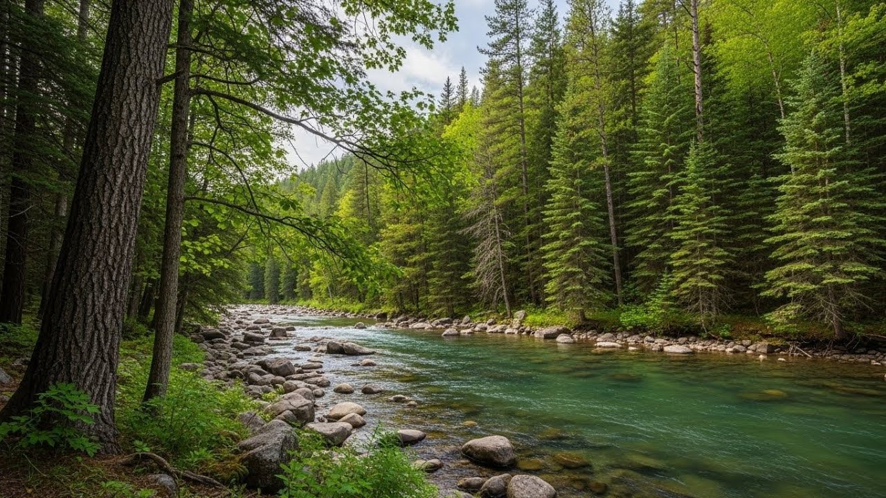 River and Forest Sounds 🌿🌊 Calm Nature Ambience for Relaxation and Focus #2637