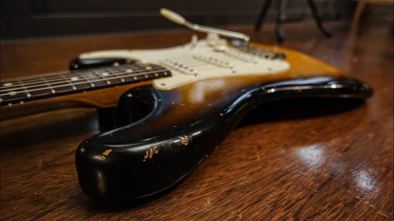 MJT Relic 2 Tone Burst Strat with Seymour Duncan SSL1/SSL1/ SSL3