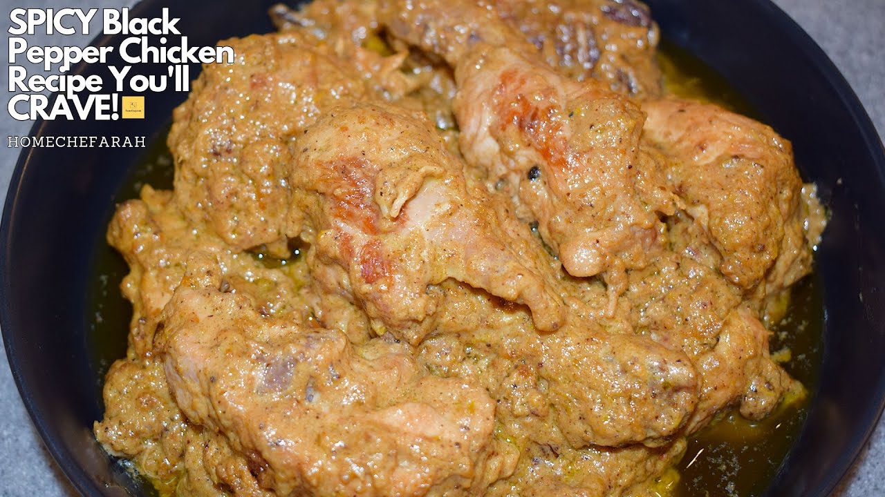 SPICY Black Pepper Chicken Recipe You'll CRAVE!