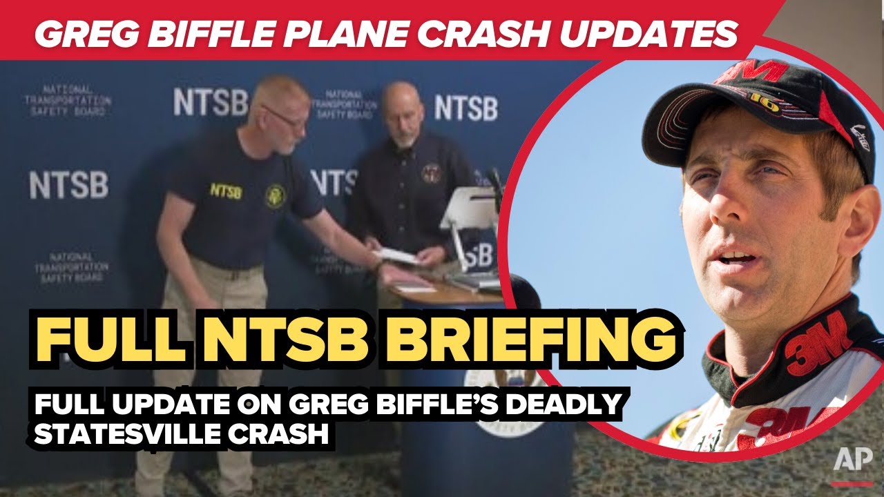 Full NTSB briefing on Greg Biffle plane crash in Statesville